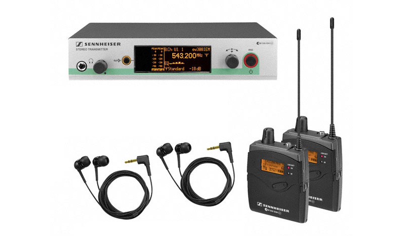 Sennheiser EW300 In Ear Monitor systemen